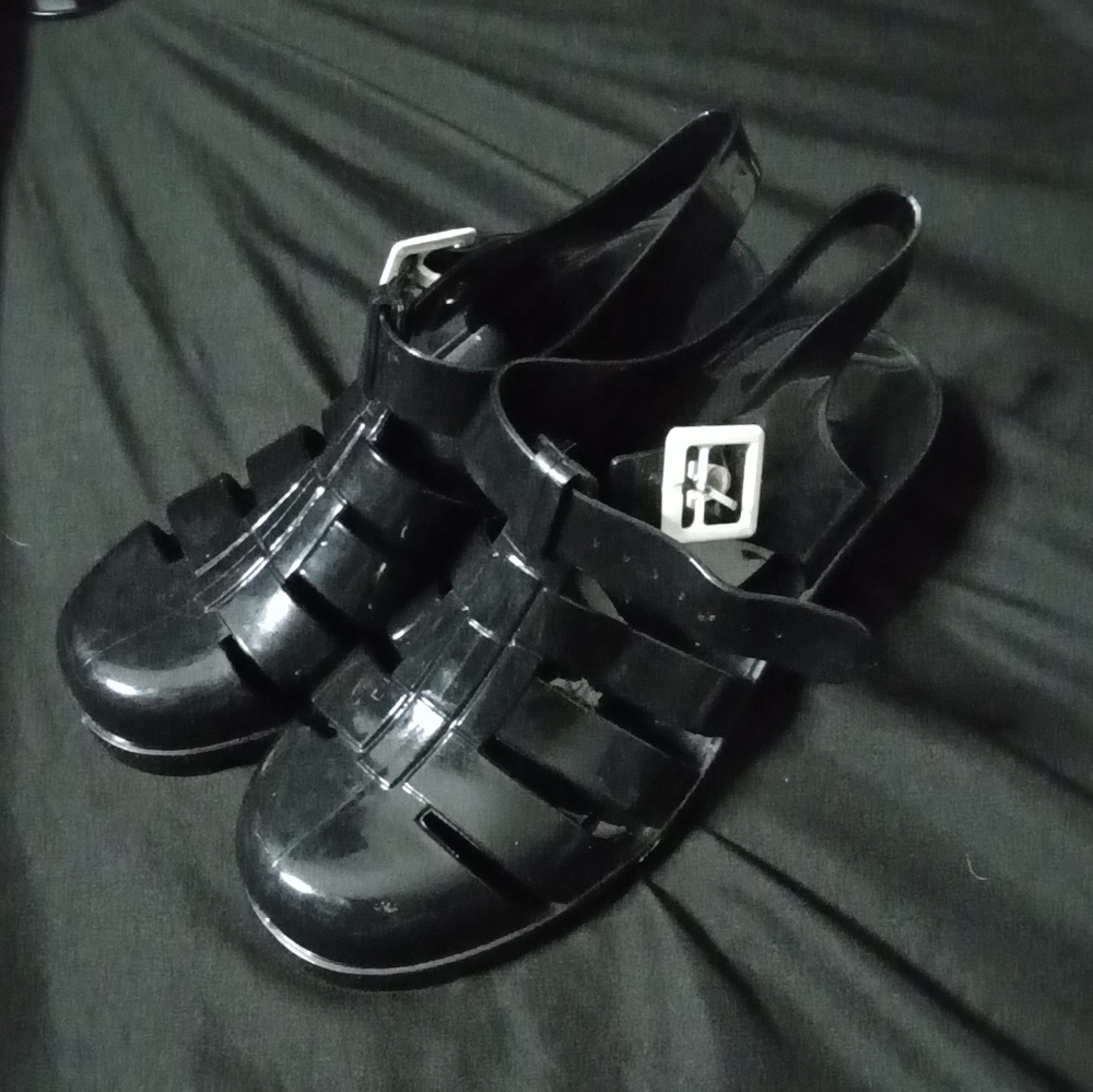 Platform Jelly Sandals